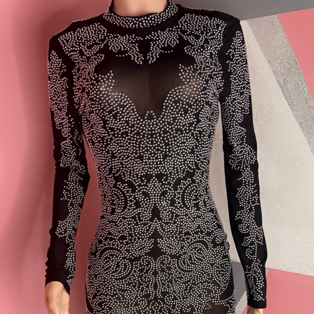 COPY - Studded silver dress